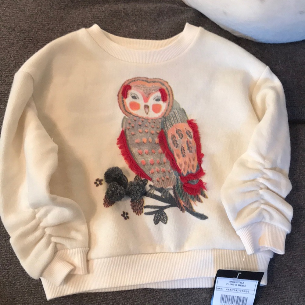New Zara owl sweatshirt